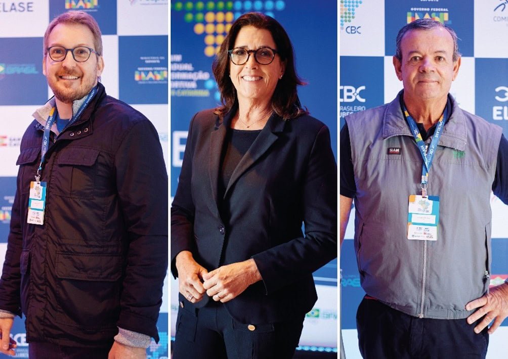 Um time de peso escalado para transformar o esporte em Mato Grosso! 🏆 A Revista Cultura em Foco MT apresenta os protagonistas do Fórum Estadual de Formação Esportiva: André Heller, Magic Paula e Lars Grael.